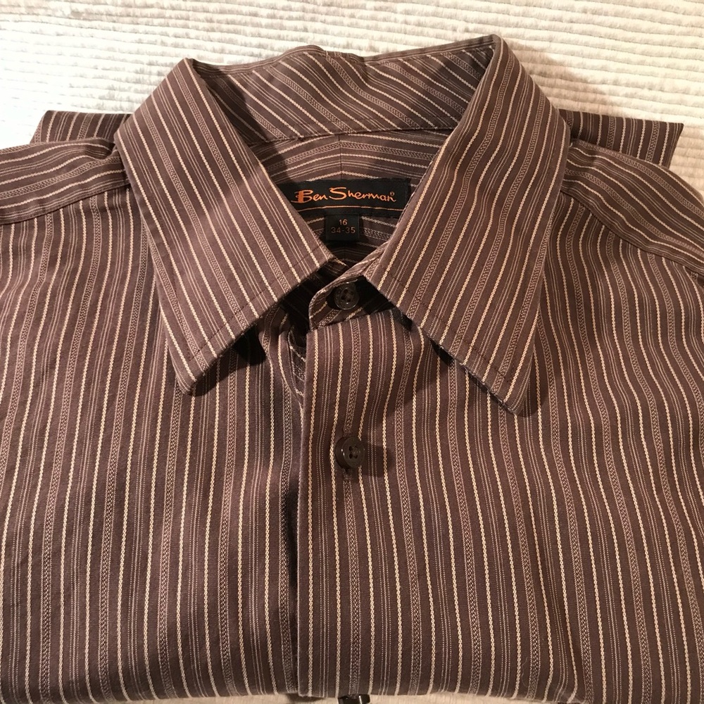 Ben Sherman long sleeved striped shirt